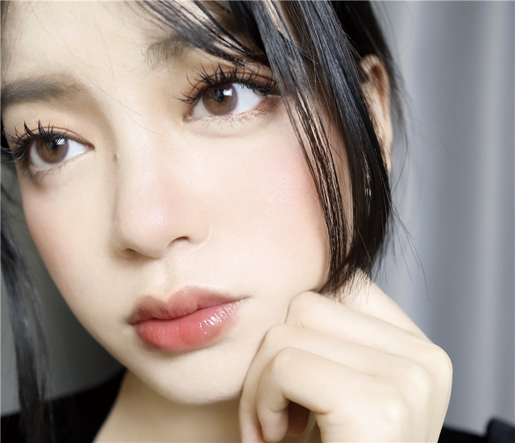 lens secret 桃奈粉紫