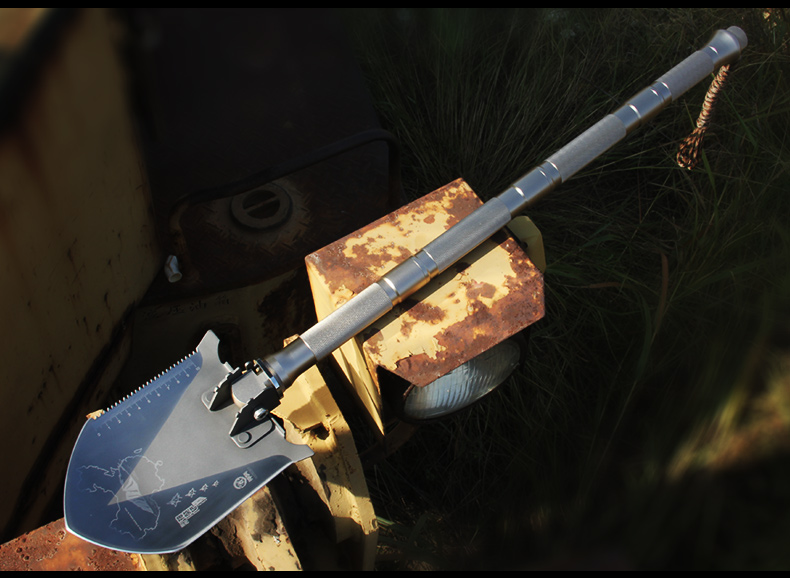 【we装备库】神獒户外工兵铲新四新五代多功能铲军工兵工铲折叠铲