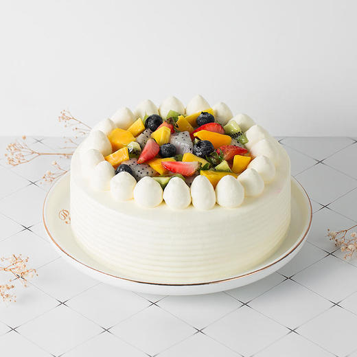 【盛放鲜果蛋糕1个】🔥「免费赠送1个熊猫人唱歌+跳舞+主持」 商品图0