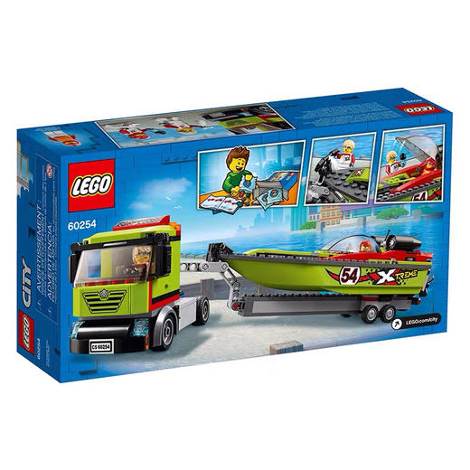 乐高赛艇运输车60254