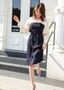 AtelierMissLu / Estrella-典雅蓝白拼色收腰修身裙 商品缩略图13