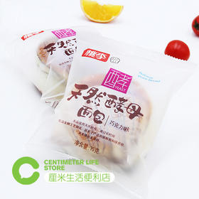 桃李|天然酵母面包巧克力味 75g/袋