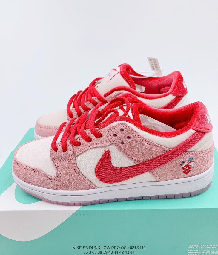 耐克strangelove x nike dunk lowvalentines day低帮经典百搭休闲