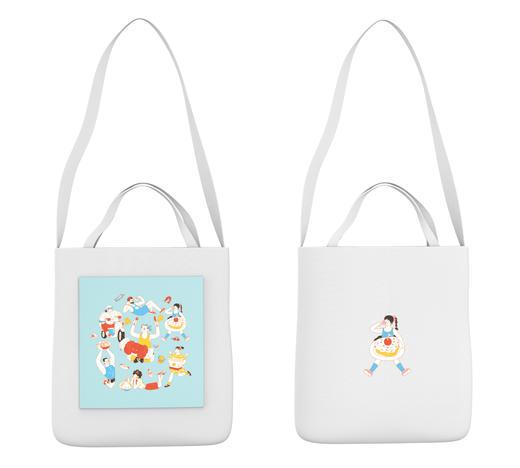 吃喝玩乐系列 帆布袋 商品图1
