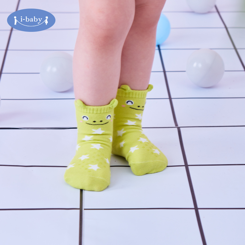 【内购】 ibaby×outlast太空科技恒温 德国outlast 婴幼童四季袜 短袜 儿童袜子单双装  1-2岁