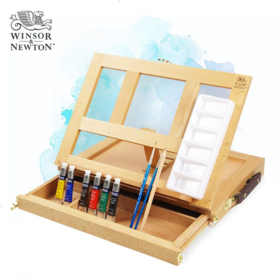 【温莎牛顿】歌文水彩A3画架套装（6色管）