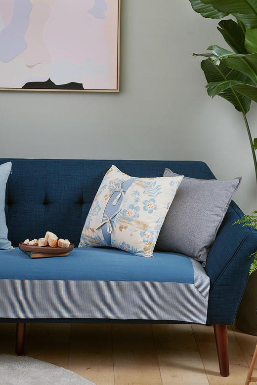 沙发巾全盖布棉麻靠背巾四季通用北欧简约素色沙发垫棉麻沙发巾 商品图0