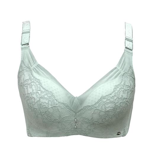 【秒杀品不退不换】皇家丽美文胸网纱水晶杯内衣美背四排扣显小胸内衣WJ912-1 商品图4