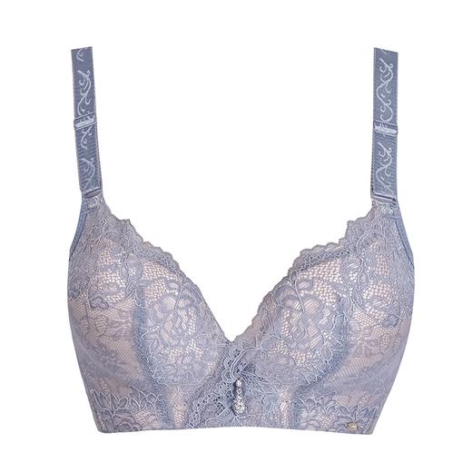 【秒杀品不退不换】皇家丽美小胸超聚拢透气棉无钢圈蕾丝调整型美背文胸WW912-3A 商品图6