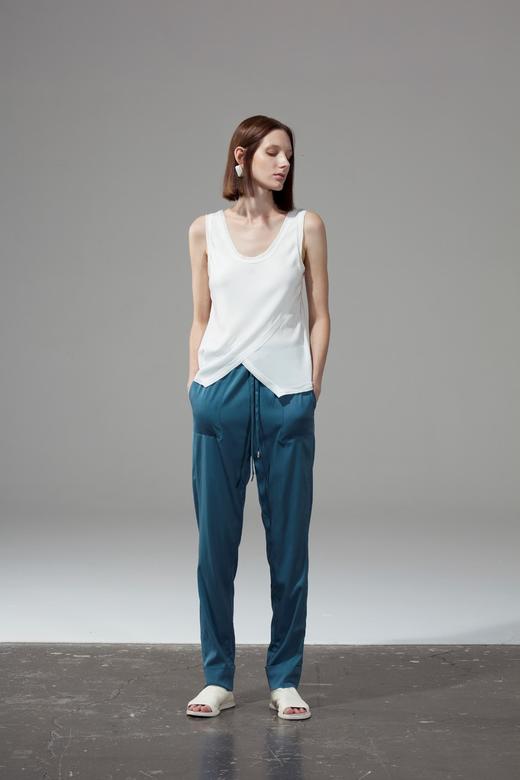 抽绳宽松长裤 商品图0