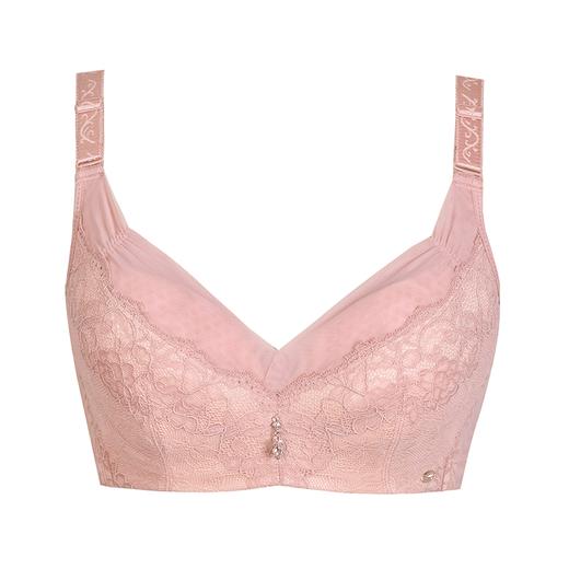 【秒杀品不退不换】皇家丽美文胸网纱水晶杯内衣美背四排扣显小胸内衣WJ912-1 商品图1