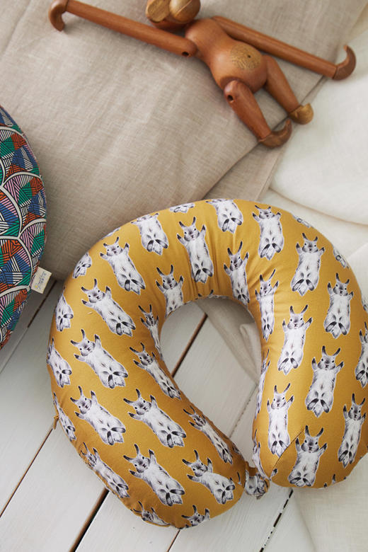 U型枕记忆枕棉布枕便捷午睡乳胶枕旅行枕头 商品图2