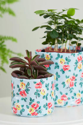 防水植物收纳花盆套棉布防水涂层