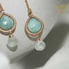 spoiledbrat jewelry亚麻桑石葡萄晶耳线 商品缩略图1