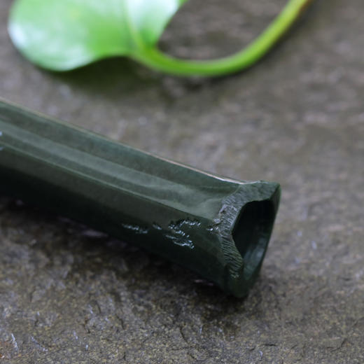 和田玉（碧玉）摆件--竹 （邱启敬） 商品图4