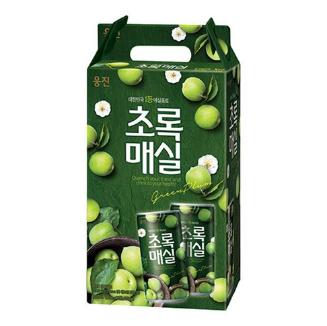 【盒】熊津 青梅汁罐装180ml*15  商品图0