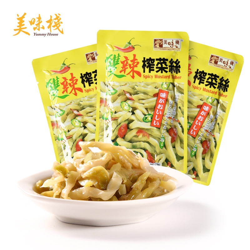 美味栈双辣榨菜丝(3袋入)