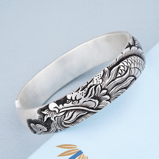 【真龙天子】子佩集原创ag999龙凤呈祥纯手工手镯