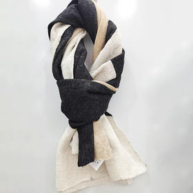 TUMAR羊绒环形围巾-卡其