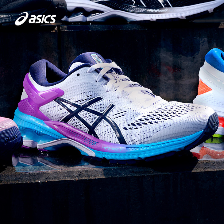 断码特价asics亚瑟士k26女款灰色gelkayano26旗舰稳定缓震跑步鞋运动