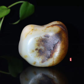 和田玉（白玉）独籽原石 801g（价格面议）