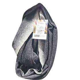 TUMAR羊绒环形围巾-黑色