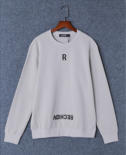 vb圆领绣r字母卫衣Á1020045