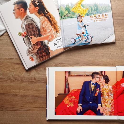 米莫印品硬皮好翻书，独特工艺，支持180度摊开，软内页，1000+版式可选，不支持加页 商品图4