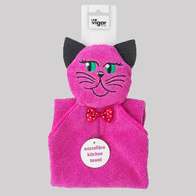 西班牙Vigar雪尼尔擦手巾（猫小姐）