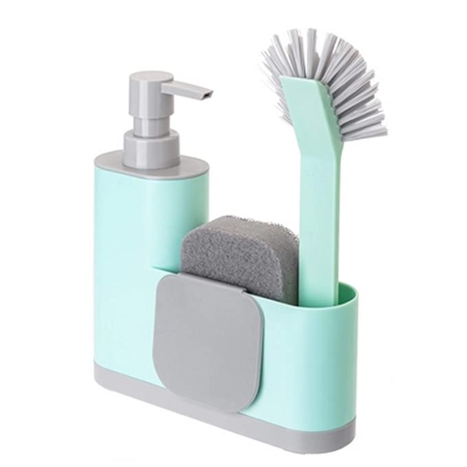 西班牙Vigar清洁套装+圆底碟刷（宝石蓝）