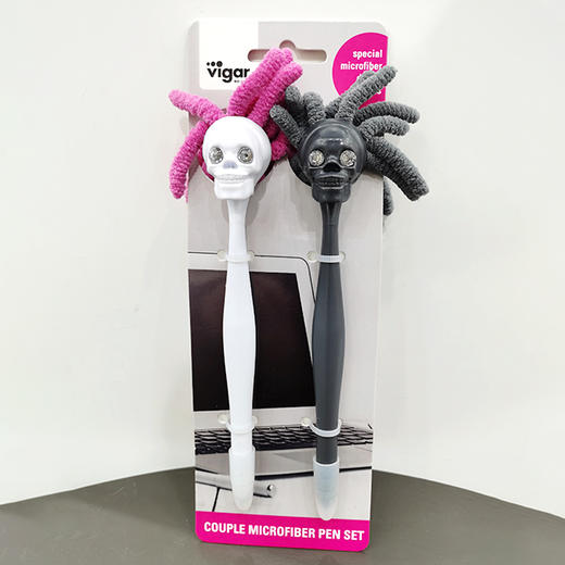 西班牙Vigar骷髅头笔2件套装 商品图0