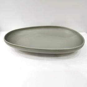 10.25英寸椭圆深盘(青色）