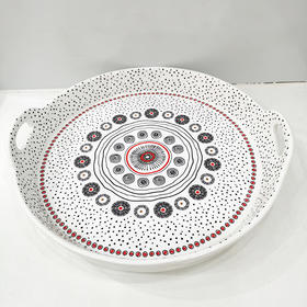 新文物26cm双耳托盘