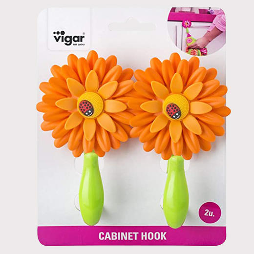 西班牙Vigar花系列挂钩两件套-橘色 商品图0