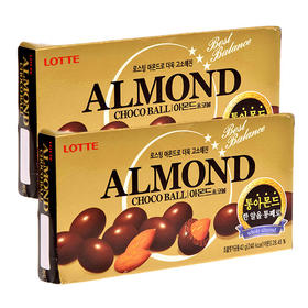 [묶음]롯데 아몬드초코볼46g*2