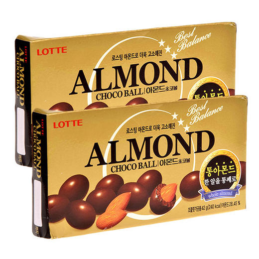 [묶음]롯데 아몬드초코볼46g*2 商品图0