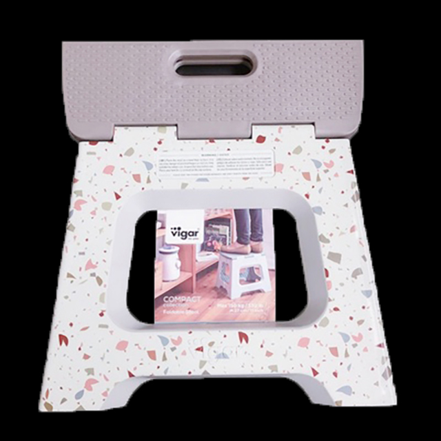 西班牙Vigar折叠板凳32cm（灰面/水磨石凳脚）