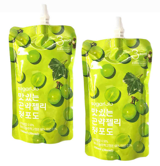 【2捆绑】甜心萝萝魔芋吸吸果冻 葡萄味150ml*2 【中】 商品图0