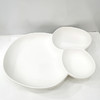 12.5英寸三格米奇盘（白色） 商品缩略图0
