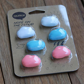 泰国Qualy云朵冰箱贴多彩