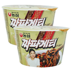 【2捆绑】农心 炸酱大碗面123g*2