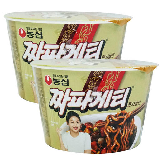 【2捆绑】农心 炸酱大碗面123g*2 商品图0