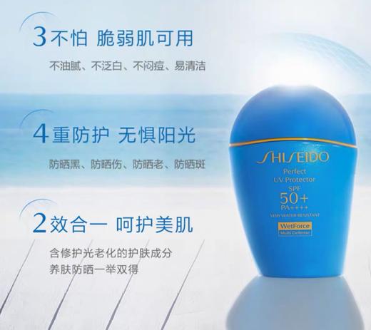 资生堂蓝胖子防晒防护乳50ml 商品图2