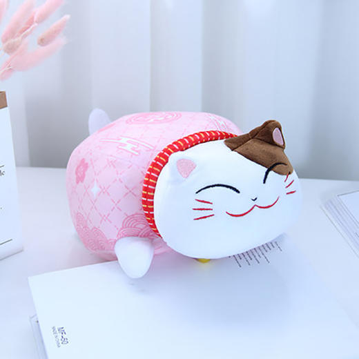 招财猫炭包-粉色 商品图0