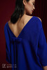 AtelierMissLu /Diaz-电光蓝V领露背连身裙 商品缩略图5