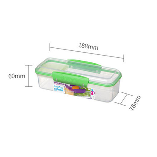 To Go 长方形点心餐盒 商品图2