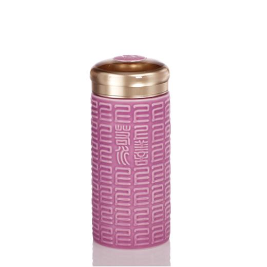 【超值体验】上善若水陶瓷随身杯 双层300ml  杯盖可刻字 商品图2