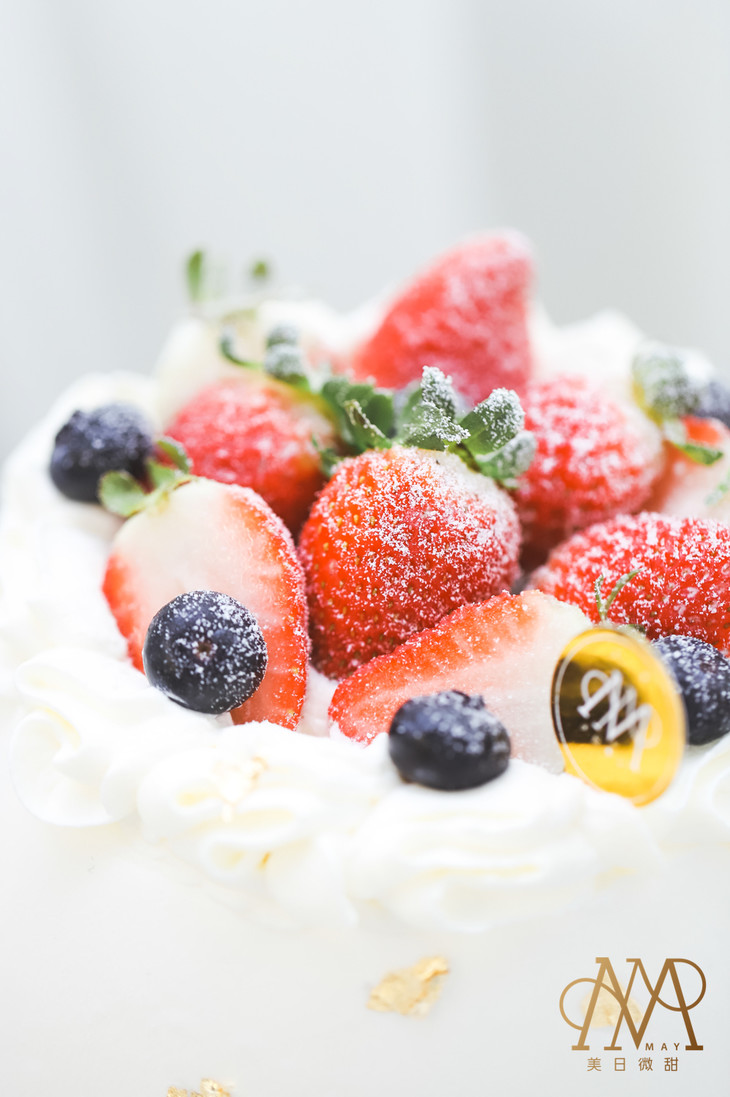 【3266】 "榴莲草莓蛋糕"榴莲夹心 - maymaycake美日微甜