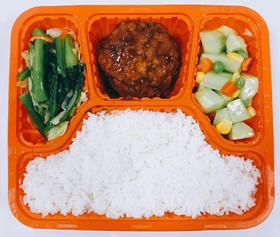 红烧狮子头什锦冬瓜饭