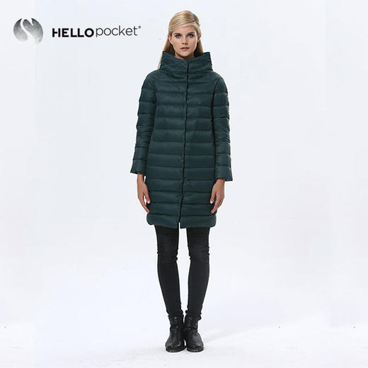 HPWL014 女士长款鹅绒服 商品图2